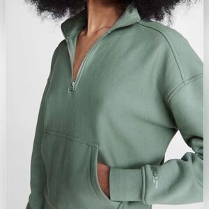 RAG AND BONE City Half Zip Terry Pullover Sweatshirt Medium